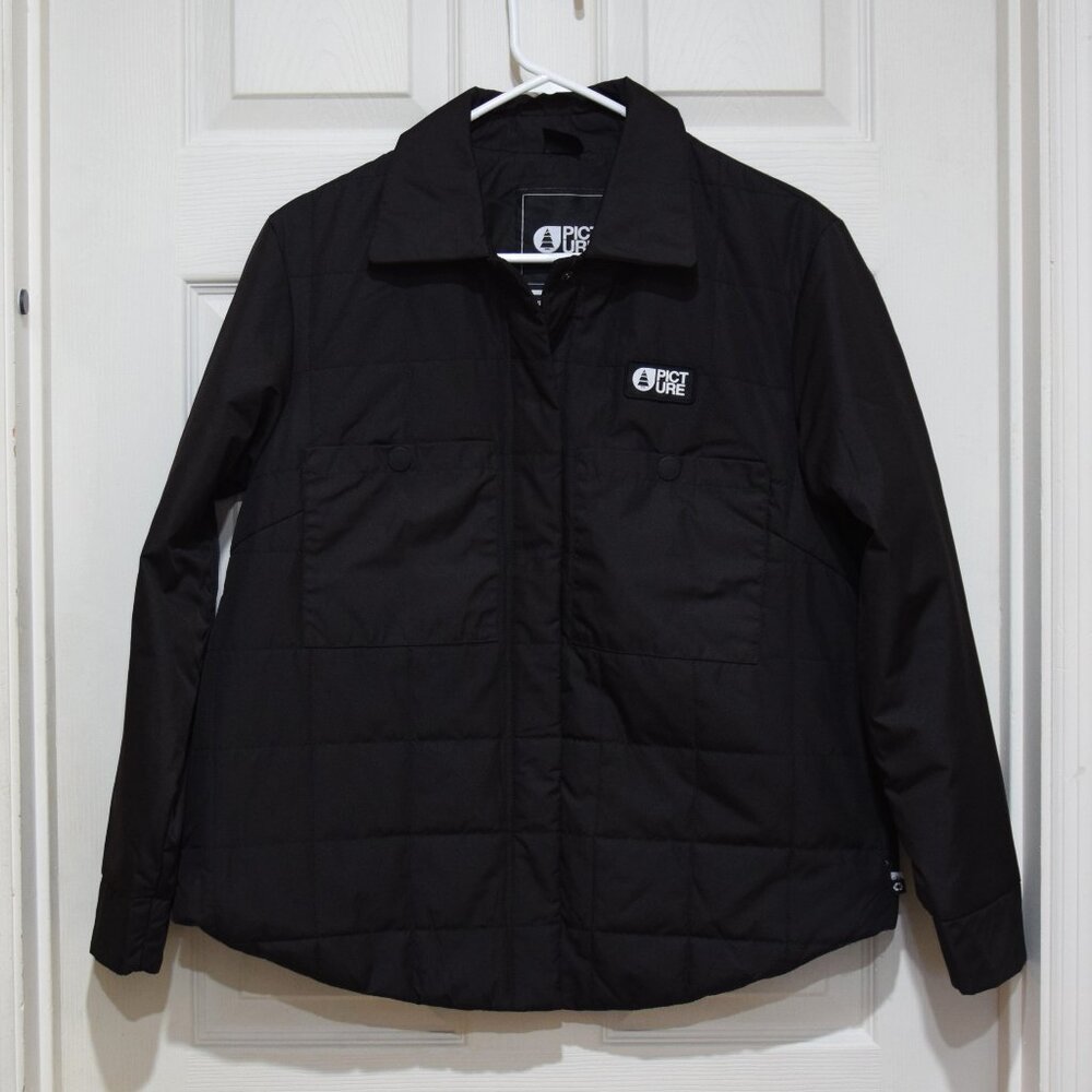 Eco-Chic Quilted Jacket by Picture Organic– Black, Size S